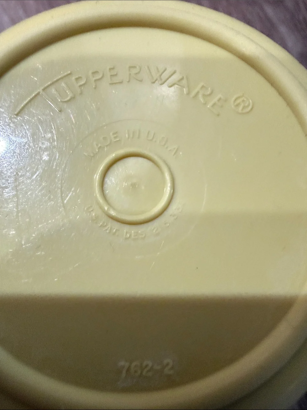 Vintage Tupperware Yellow Plastic Measuring Cups - Stackable Set